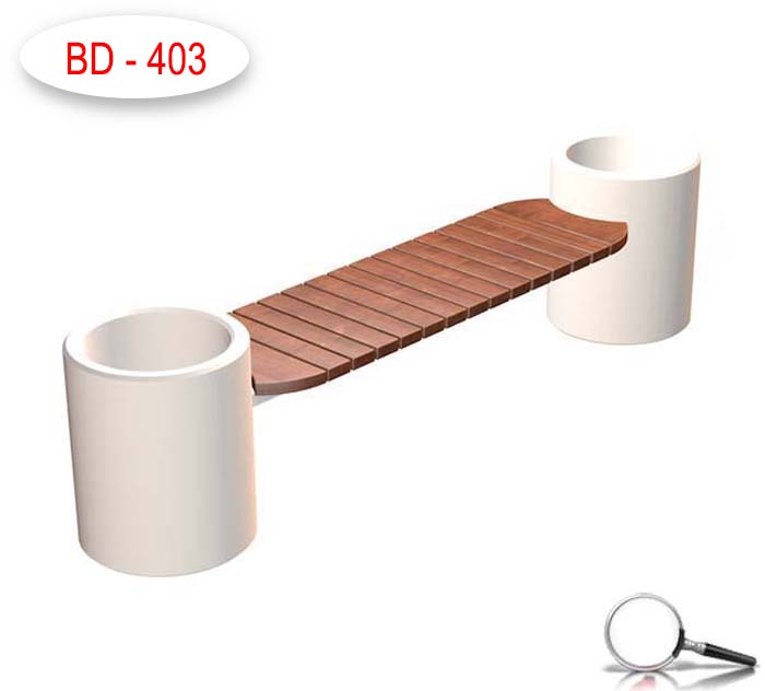 saksılı beton oturma bankı 